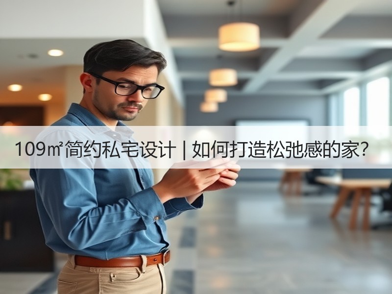 109㎡简约私宅设计 | 如何打造松弛感的家？