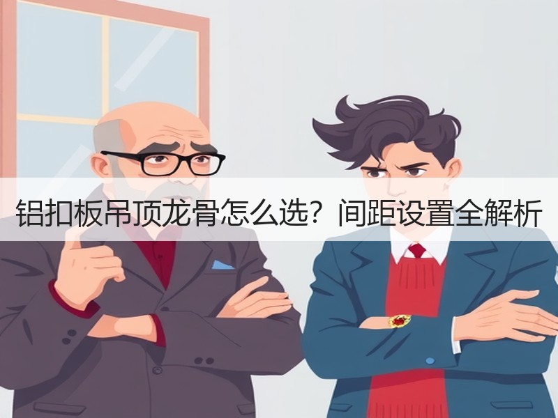 铝扣板吊顶龙骨怎么选？间距设置全解析