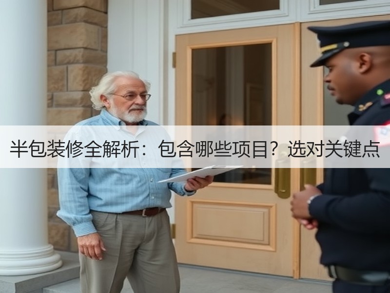 半包装修全解析：包含哪些项目？选对关键点