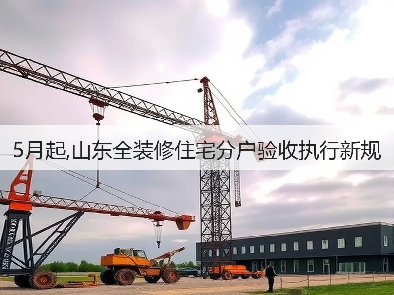 5月起,山东全装修住宅分户验收执行新规