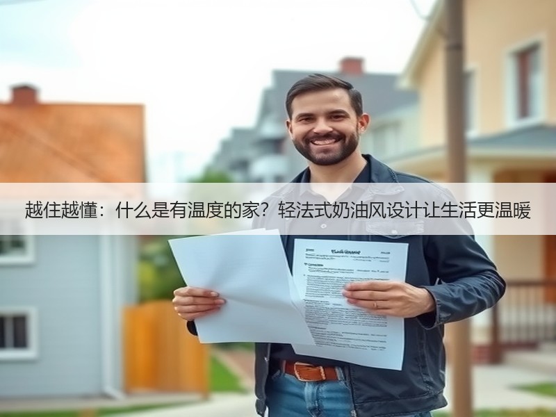 越住越懂：什么是有温度的家？轻法式奶油风设计让生活更温暖