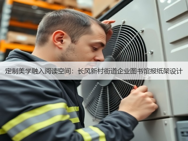定制美学融入阅读空间：长风新村街道企业图书馆报纸架设计
