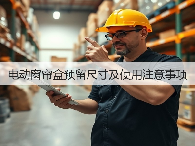 电动窗帘盒预留尺寸及使用注意事项