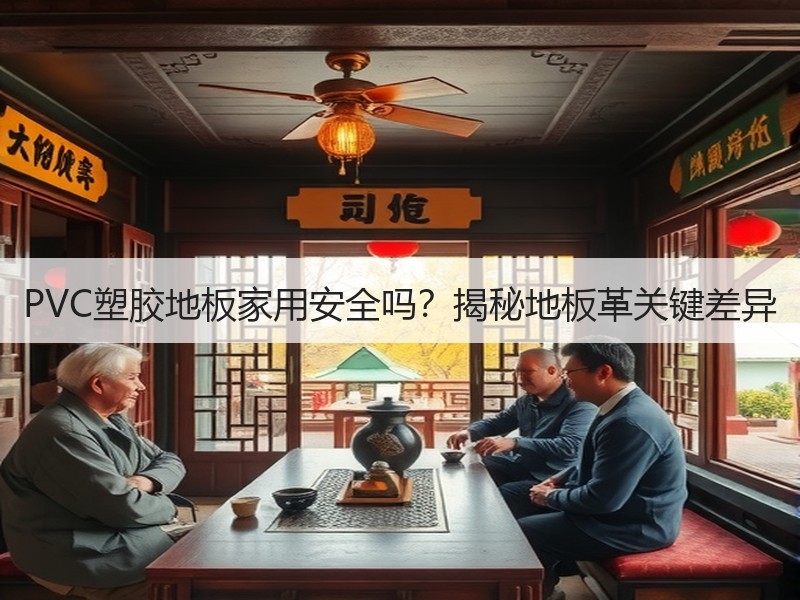 PVC塑胶地板家用安全吗？揭秘地板革关键差异