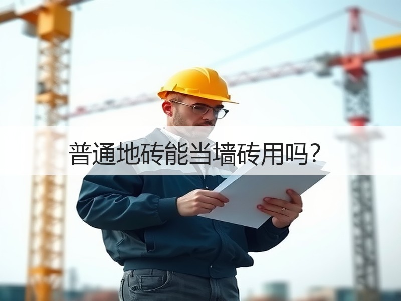 普通地砖能当墙砖用吗？