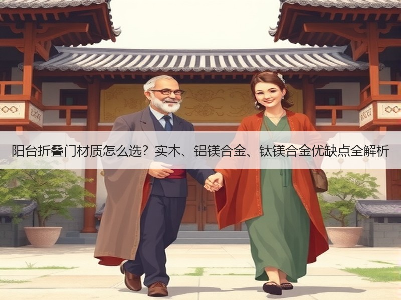 阳台折叠门材质怎么选？实木、铝镁合金、钛镁合金优缺点全解析