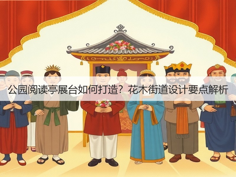 公园阅读亭展台如何打造？花木街道设计要点解析