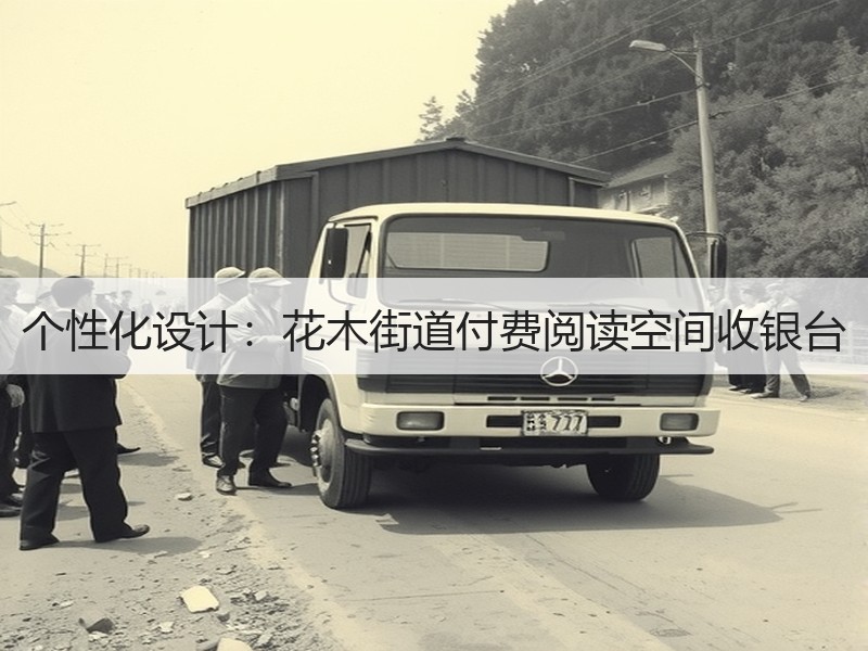 个性化设计：花木街道付费阅读空间收银台