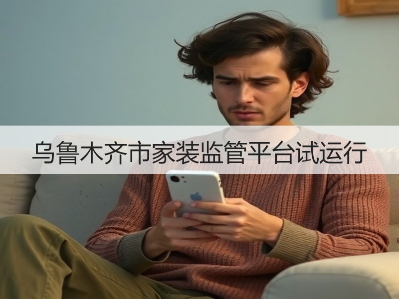 乌鲁木齐市家装监管平台试运行