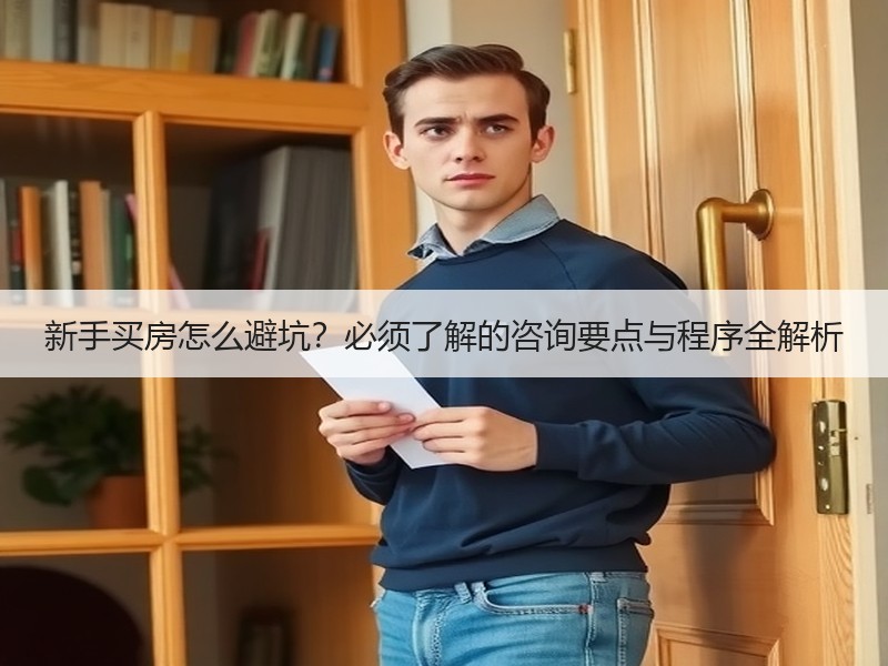 新手买房怎么避坑？必须了解的咨询要点与程序全解析