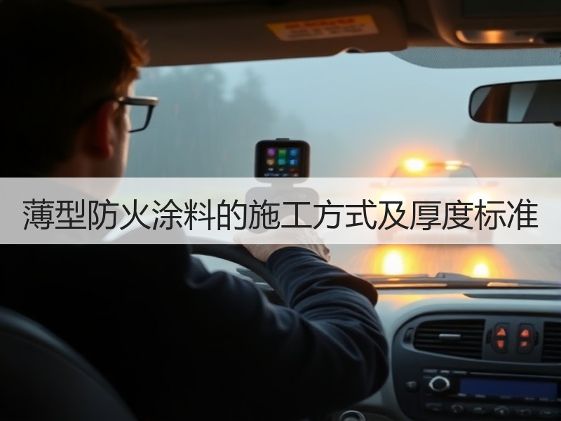 薄型防火涂料的施工方式及厚度标准