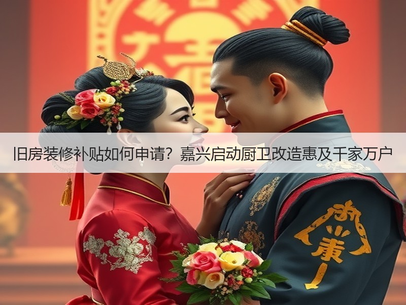 旧房装修补贴如何申请？嘉兴启动厨卫改造惠及千家万户