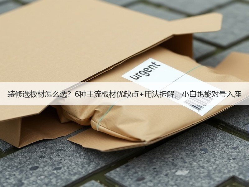 装修选板材怎么选？6种主流板材优缺点+用法拆解，小白也能对号入座