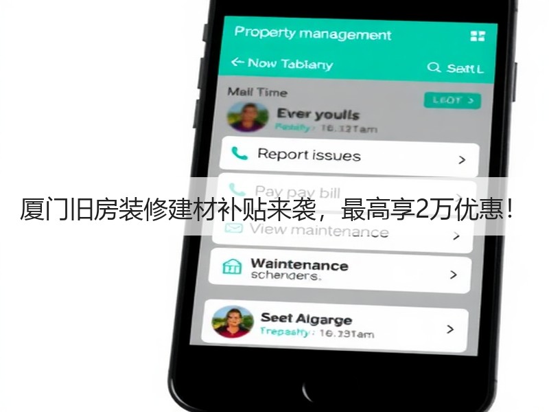 厦门旧房装修建材补贴来袭，最高享2万优惠！