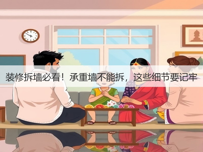 装修拆墙必看！承重墙不能拆，这些细节要记牢