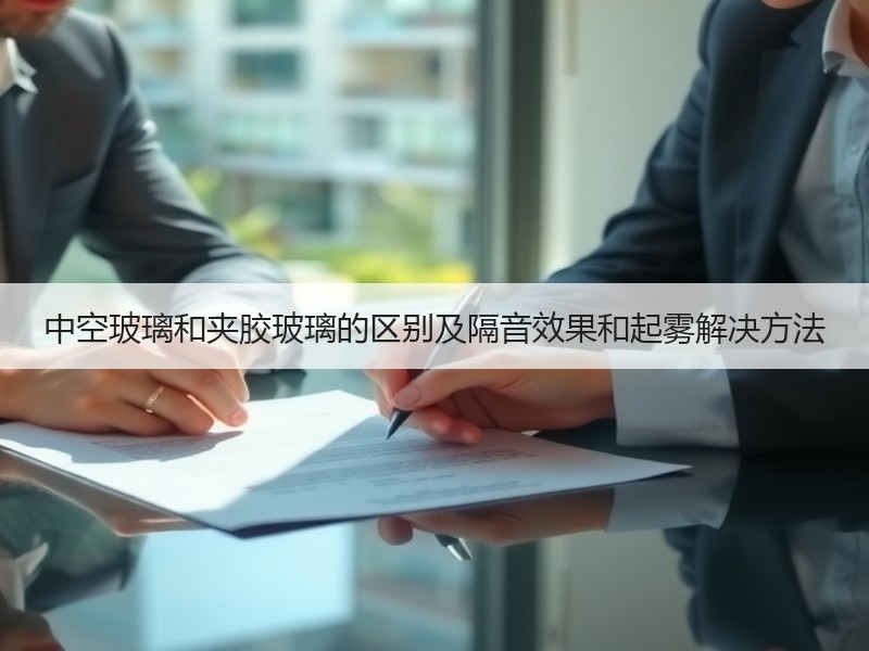 中空玻璃和夹胶玻璃的区别及隔音效果和起雾解决方法