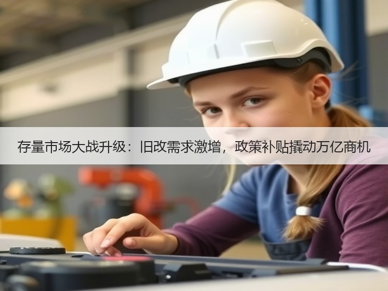 存量市场大战升级：旧改需求激增，政策补贴撬动万亿商机