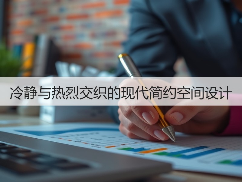 冷静与热烈交织的现代简约空间设计