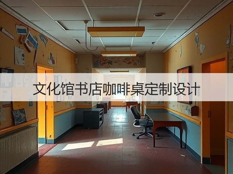 文化馆书店咖啡桌定制设计