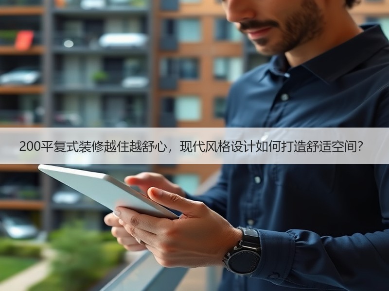 200平复式装修越住越舒心，现代风格设计如何打造舒适空间？
