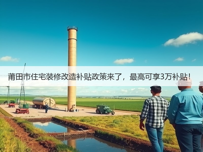 莆田市住宅装修改造补贴政策来了，最高可享3万补贴！