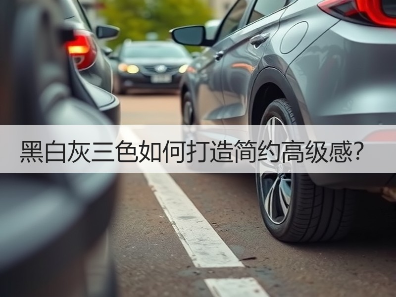 黑白灰三色如何打造简约高级感？