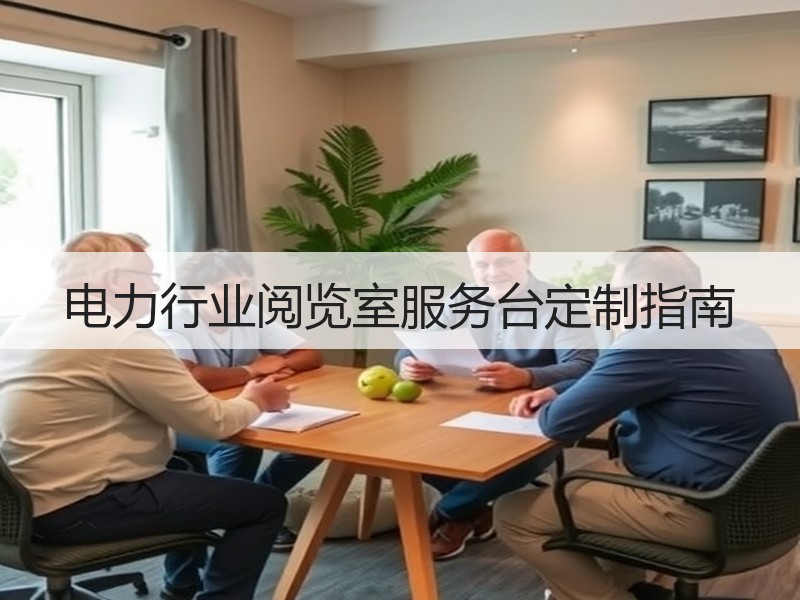 电力行业阅览室服务台定制指南