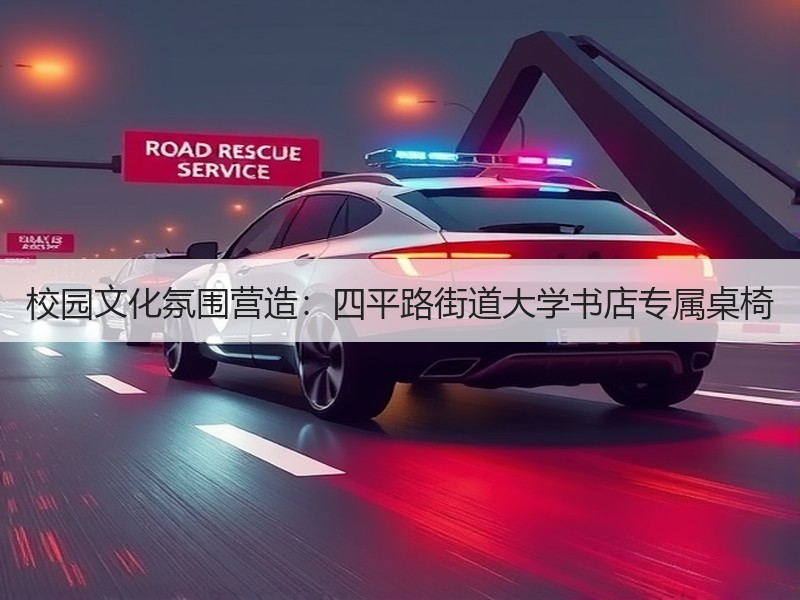 校园文化氛围营造：四平路街道大学书店专属桌椅