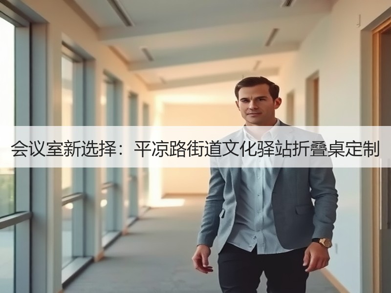 会议室新选择：平凉路街道文化驿站折叠桌定制