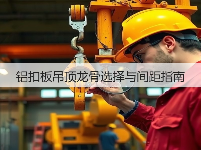 铝扣板吊顶龙骨选择与间距指南