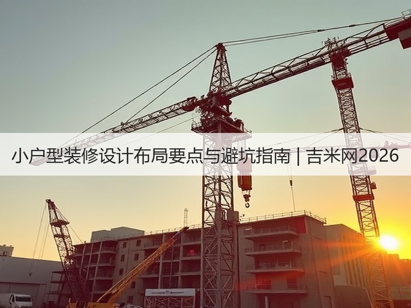 小户型装修设计布局要点与避坑指南 | 吉米网2026