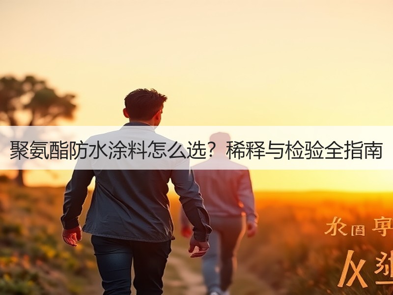 聚氨酯防水涂料怎么选？稀释与检验全指南