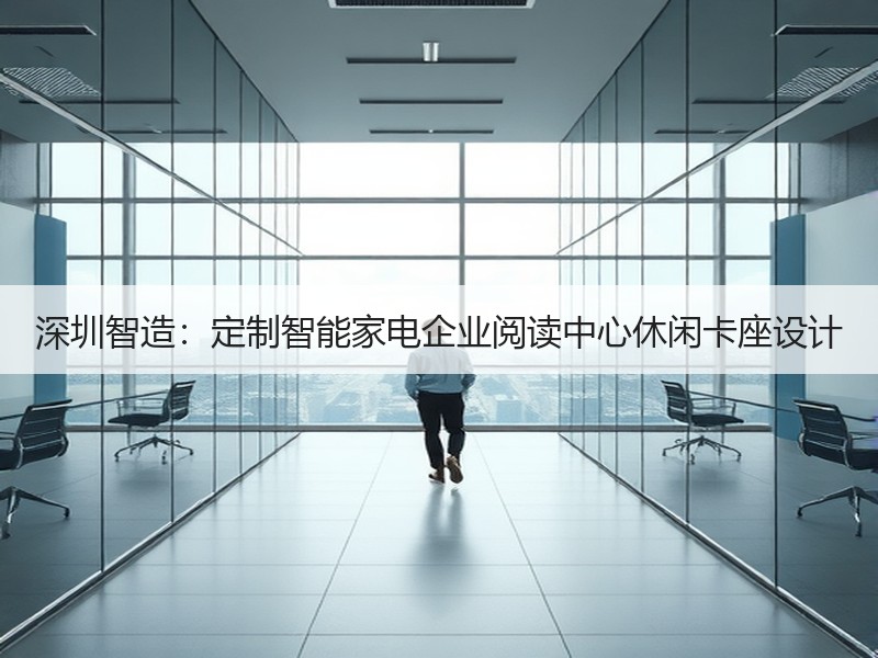 深圳智造：定制智能家电企业阅读中心休闲卡座设计