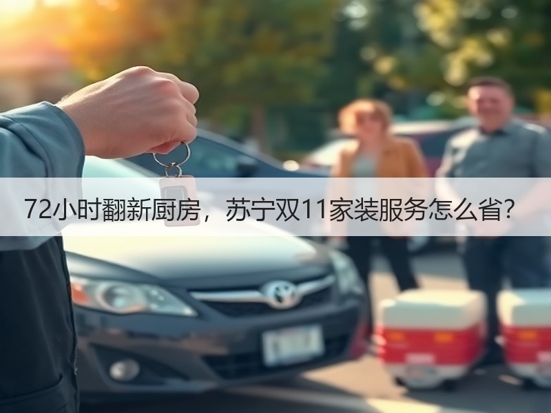 72小时翻新厨房，苏宁双11家装服务怎么省？