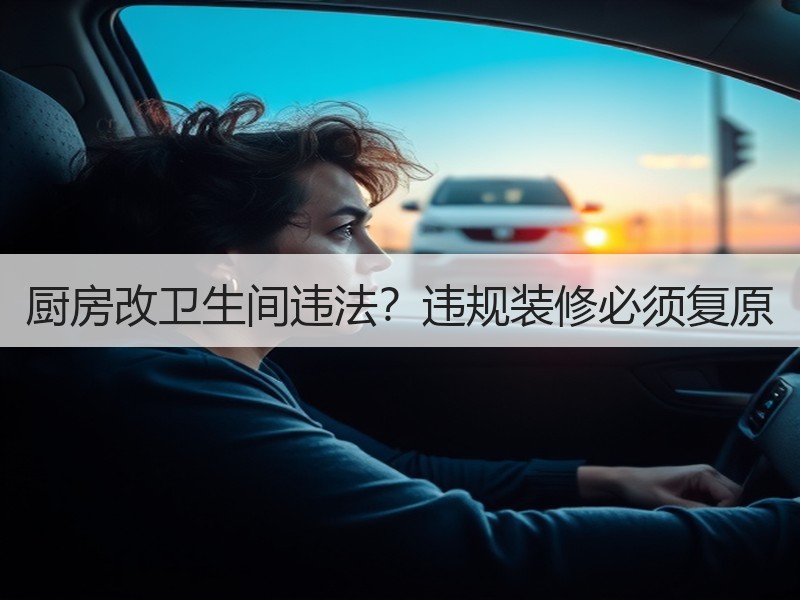 厨房改卫生间违法？违规装修必须复原