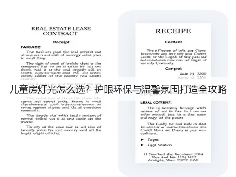 儿童房灯光怎么选？护眼环保与温馨氛围打造全攻略