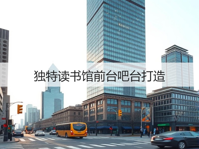 独特读书馆前台吧台打造