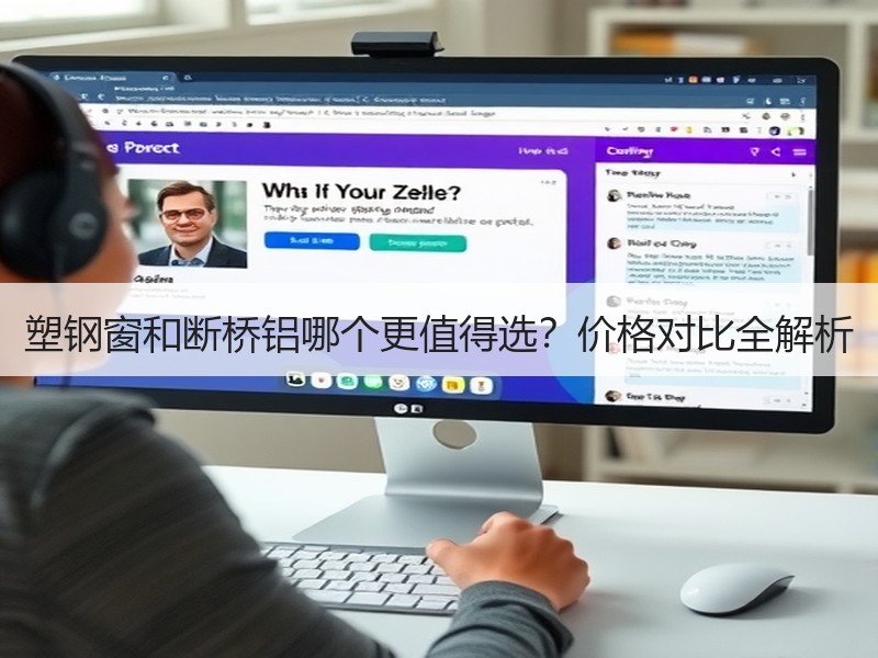 塑钢窗和断桥铝哪个更值得选？价格对比全解析