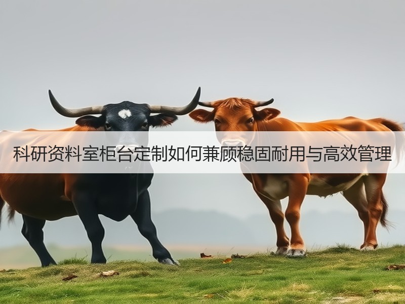 科研资料室柜台定制如何兼顾稳固耐用与高效管理