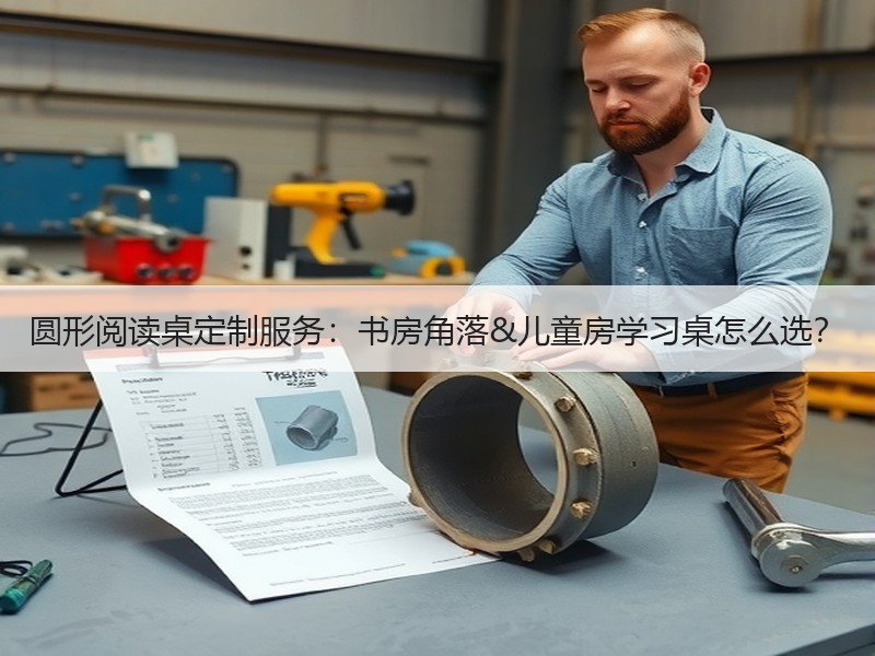 圆形阅读桌定制服务：书房角落&儿童房学习桌怎么选？
