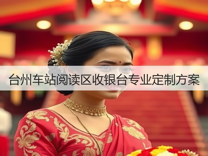 台州车站阅读区收银台专业定制方案
