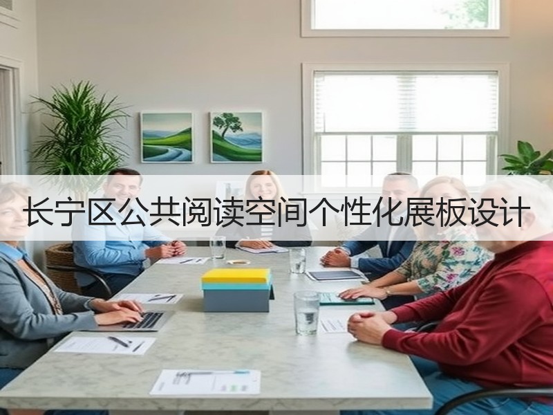 长宁区公共阅读空间个性化展板设计
