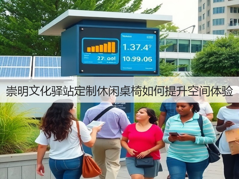 崇明文化驿站定制休闲桌椅如何提升空间体验