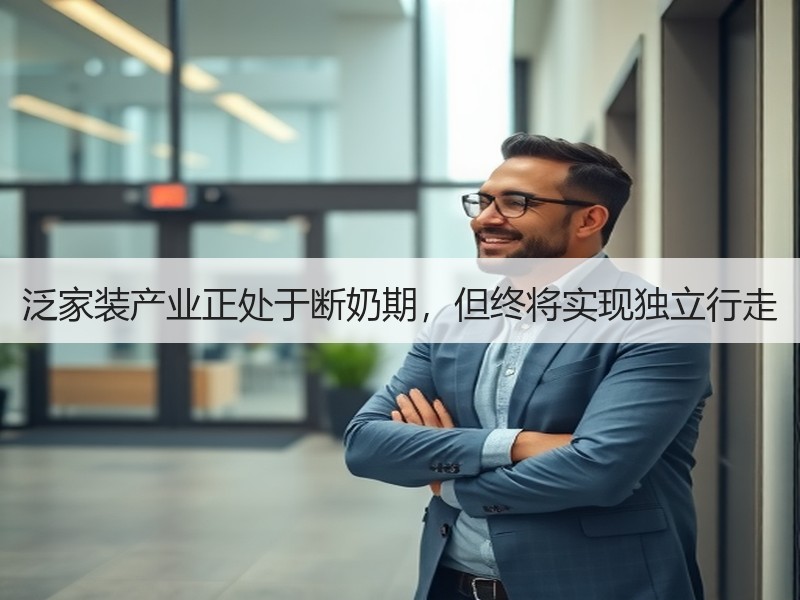 泛家装产业正处于断奶期，但终将实现独立行走