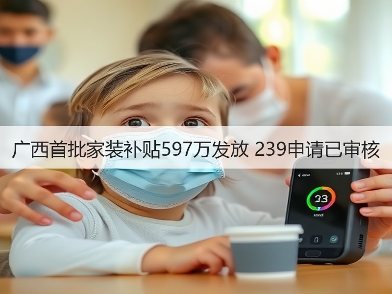 广西首批家装补贴597万发放 239申请已审核
