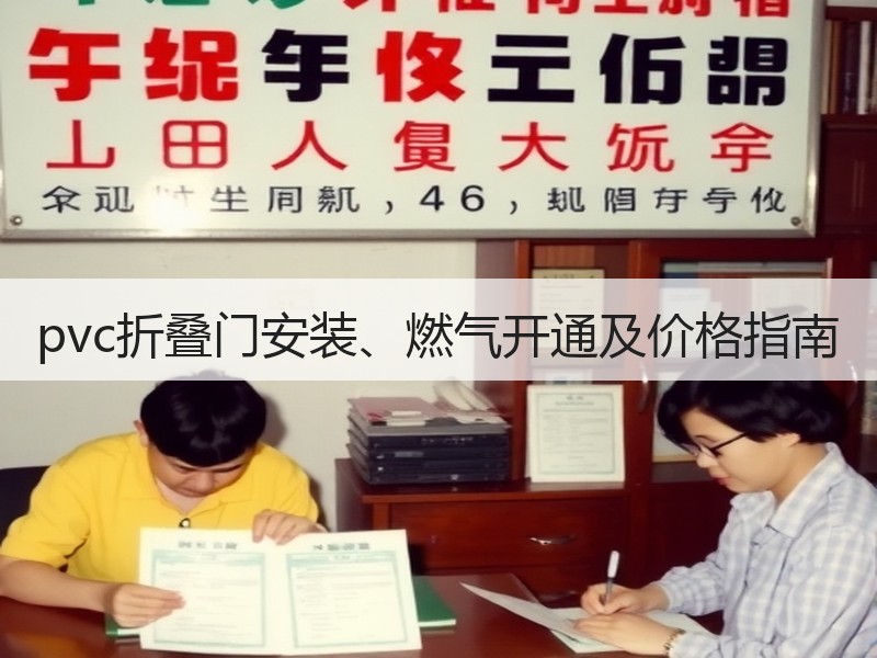 pvc折叠门安装、燃气开通及价格指南