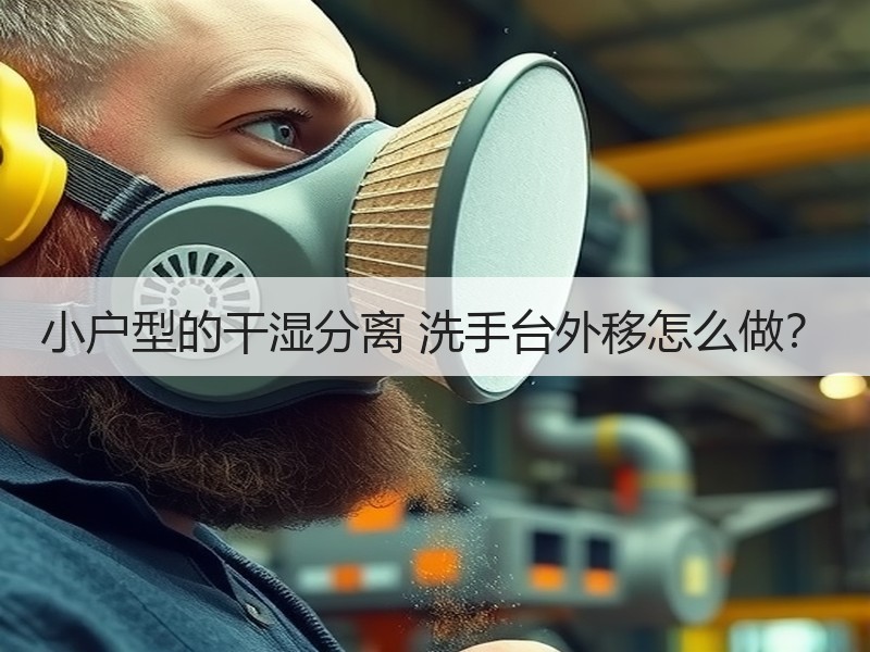 小户型的干湿分离 洗手台外移怎么做？