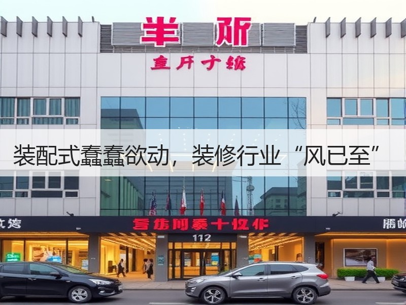 装配式蠢蠢欲动，装修行业“风已至”
