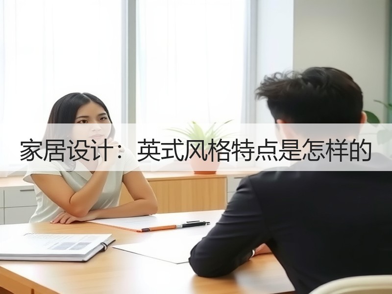 家居设计：英式风格特点是怎样的