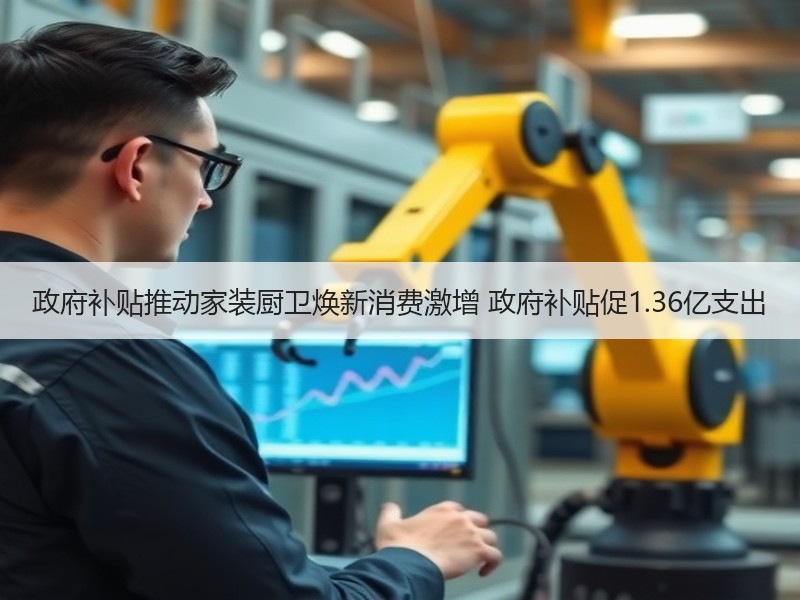 政府补贴推动家装厨卫焕新消费激增 政府补贴促1.36亿支出